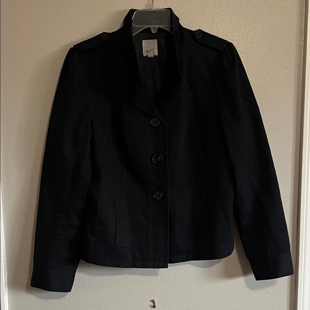 Halogen Black Button Jacket - image 1